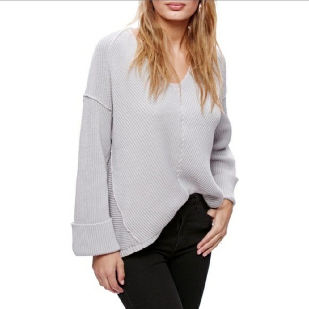 Free People La Brea V Neck Sweater (F2x)